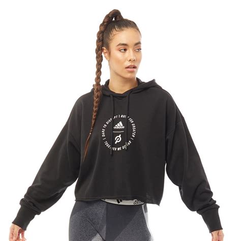 adidas hoodie zwart dames|Adidas fleece hoodie.